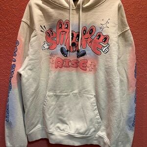 Cream Graphic Hoodie